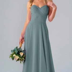 Kennedy Blue Deep Sea Bridesmaid Dress Size 4
